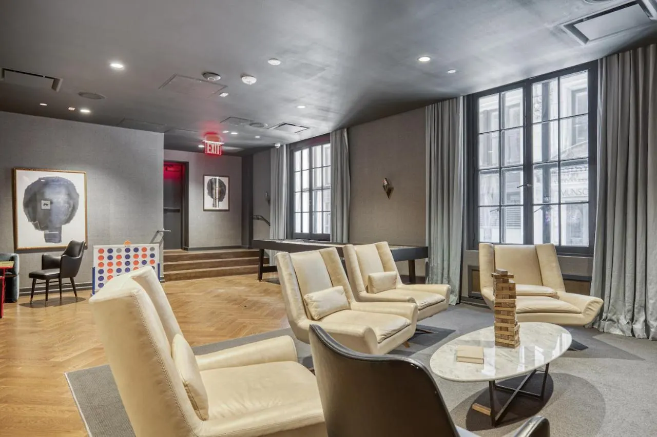 דירה ניו יורק Fidi Studio W Gym Roof Deck Speakeasy Nyc-78